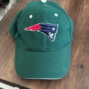 Green Cap with Embroidered Logo